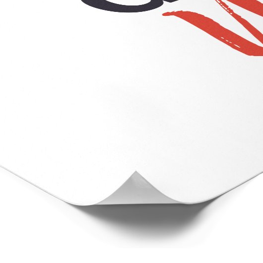 Moderne, leuke, creatieve, grappige Drink met spar Poster (Hoek)