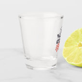Moderne, leuke, creatieve, grappige Drink met spar Shot Glas (Links)