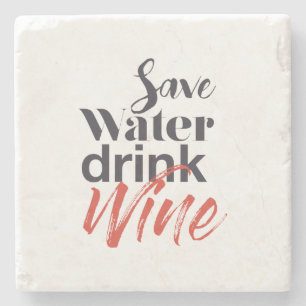 Moderne, leuke, creatieve, grappige Drink met spar Stenen Onderzetter