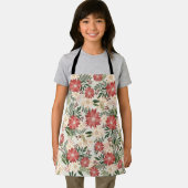 Moderne Leuke Feestelijke Kerstmis Poinsettia Vaka Schort (Insitu)