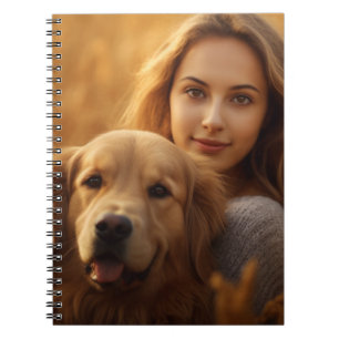 Moderne Leuke gouden retriever Beste Hond Moeder O Notitieboek