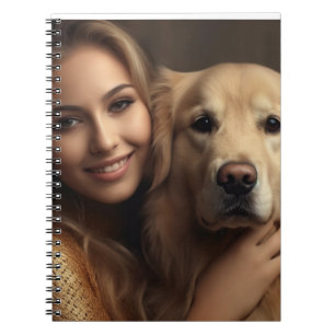 Moderne Leuke gouden retriever Beste Hond Moeder O Notitieboek