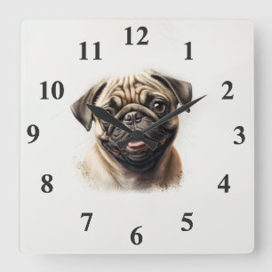 Moderne Leuke gouden retriever Beste Hond Moeder O Vierkante Klok