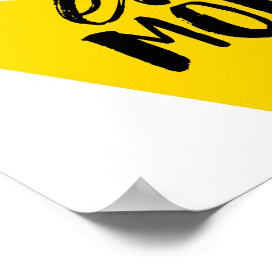 Moderne, leuke grafische vormgeving "Geniet van el Poster (Hoek)