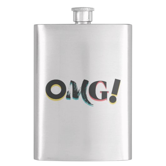 Moderne, leuke, levendige, gedurfde, trendy design flacon (Voorkant)