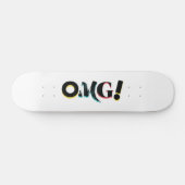 Moderne, leuke, levendige, gedurfde, trendy design persoonlijk skateboard (Horizontaal)