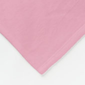 Moderne Leuke Meisjesachtige Roze Inspirerende Wet Fleece Deken (Hoek)