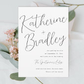 Moderne leuke paren noemen aangepaste kleuren brui kaart