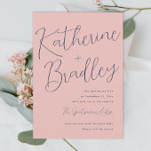 Moderne leuke paren noemen aangepaste kleuren brui kaart