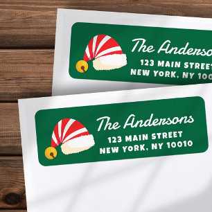Moderne Leuke Santa Hats Custom Return Adres Etiket