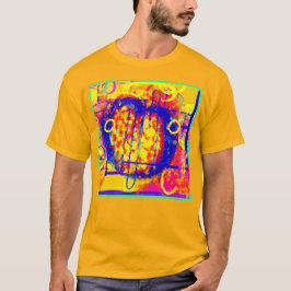 Moderne levendige abstracties kunst t-shirt