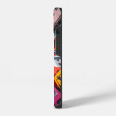 Moderne & Levendige Cityscape Telefoonhoes Alle iP iPhone Hoesje (Linkerkant)