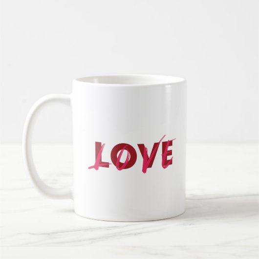 Moderne, levendige, coole, trendy design van de Li Koffiemok (Links)