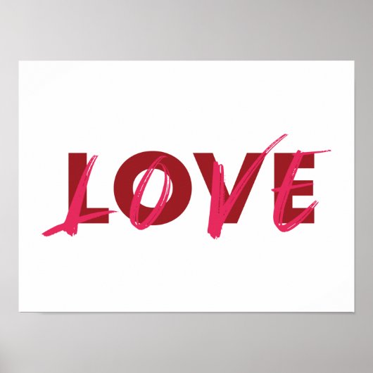 Moderne, levendige, coole, trendy design van de Li Poster (Voorkant)
