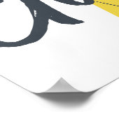 Moderne, levendige, gedurfde grafische vormgeving  poster (Hoek)