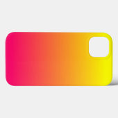 Moderne Levendige Gele Oranje Roze Ombre Case-Mate iPhone Case (Achterkant (horizontaal))