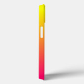 Moderne Levendige Gele Oranje Roze Ombre Case-Mate iPhone Case (Achterkant / Rechts)