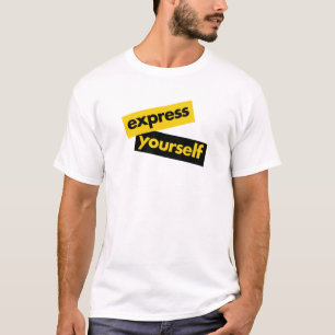 Moderne, levendige, gewaagde grafische voorstellin t-shirt
