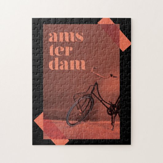 Moderne, levendige grafische vormgeving - Amsterda Legpuzzel (Verticaal)