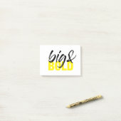 Moderne, levendige grafische vormgeving in de stad post-it® notes (Op bureau)