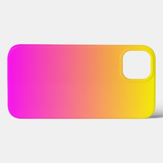 Moderne Levendige Magenta Gele Gradiënt Case-Mate iPhone Case (Achterkant (horizontaal))