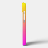 Moderne Levendige Magenta Gele Gradiënt Case-Mate iPhone Case (Achterkant / Links)