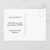 Moderne, levendige strepen die we hebben gemaakt aankondigingskaart (Achterkant)