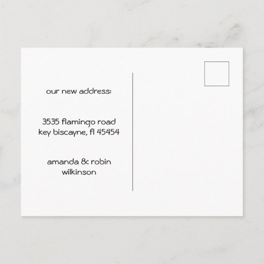 Moderne, levendige strepen die we hebben gemaakt aankondigingskaart (Achterkant)