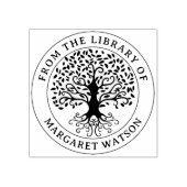 Moderne levensboom, Rond Van de bibliotheek van Rubberstempel (Afrduk)