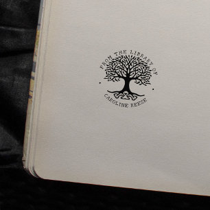 Moderne levensboom Van de bibliotheek van  Rubberstempel