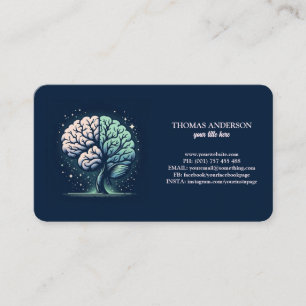 Moderne Levensboom Wellness Levenscoach Visitekaartje