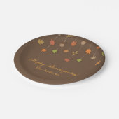 Moderne leveranciers van legante Thanksgiving Papieren Bordje (Gekanteld)