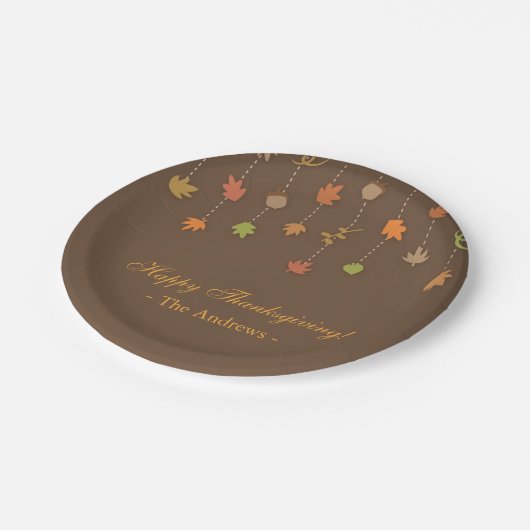 Moderne leveranciers van legante Thanksgiving Papieren Bordje (Gekanteld)