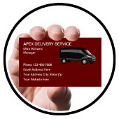 Moderne levering Driver Service Visitekaartjes