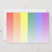 Moderne LGBT-foto bespaart het datumhuwelijk Save The Date (Achterkant)