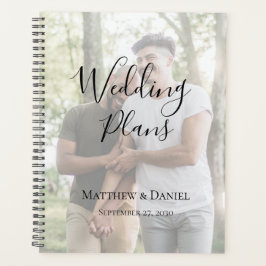 Moderne LGBTQ Huwelijksplanner met foto's Planner