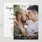 Moderne LGBTQ-koppels babyshower Kaart (Voorkant / Achterkant)