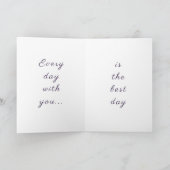 Moderne LGBTQ-Valentijnsdag voor lesbiennes Feestdagen Kaart (Binnen)