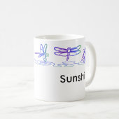 Moderne libel gepersonaliseerde mok (Voorkant rechts)