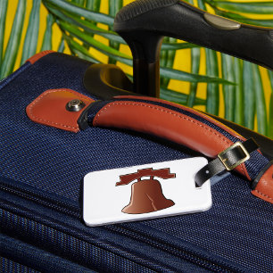 Moderne Liberty Bell Patriottisch Philadelphia-ico Bagagelabel