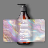 Moderne Lichaamsbad Holografische Ingrediënten Sch Etiket