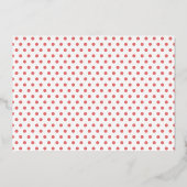 Moderne Licht Foto Folie Kerstkaart Folie Feestdagenkaart (Achterkant)