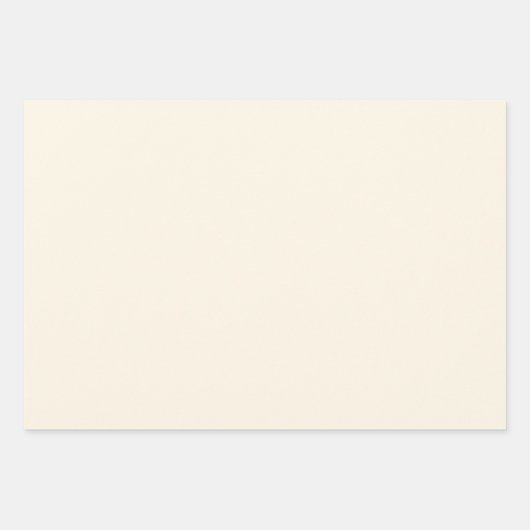 Moderne lichtbeige en stijlvolle minieme punt inpakpapier vel (Voorkant 2)