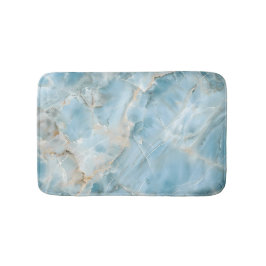 Moderne Lichtblauwe Luxueuze Esthetische Edelsteen Badmat
