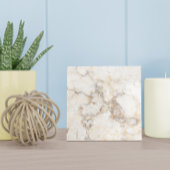 Moderne lichtbruine marmer tegeltje