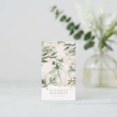 Moderne lichte eierschaal White Eucalyptus Corpora Visitekaartje (Staand voorkant)