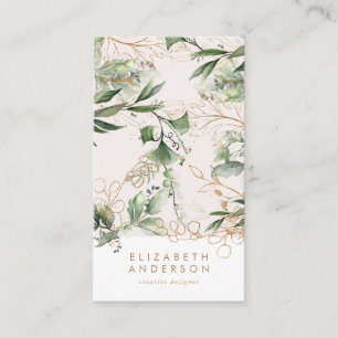 Moderne lichte eierschaal White Eucalyptus Corpora Visitekaartje