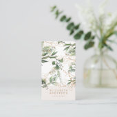 Moderne lichte eierschaal White Eucalyptus Corpora Visitekaartje (Staand voorkant)