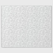 Moderne lichte grijze luipaard — Dierafdrukken Cadeaupapier (Vlak)