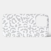 Moderne lichte grijze luipaard — Dierafdrukken Case-Mate iPhone Case (Achterkant (horizontaal))